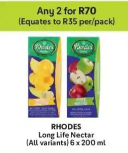 Makro Rhodes Long Life Nectar offer