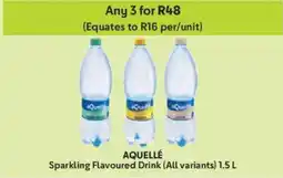 Makro AQUELLE Sparkling Flavoured Drink offer