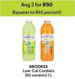 Makro Brookes Low-Cal Cordials offer