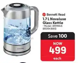 Makro Bennett Read 1.7 L Novaluxe Glass Kettle offer