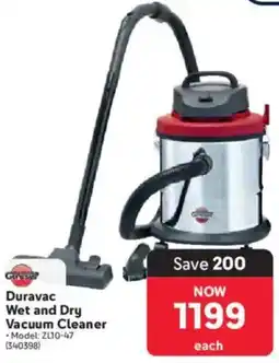 Makro Duravac Wet and Dry Vacuum Cleaner offer