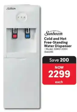 Makro Sunbeam Cold and Hot Free-Standing Water Dispenser offer
