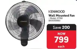 Makro KENWOOD Wall Mounted Fan offer