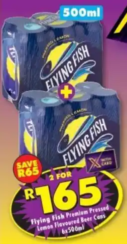 Shoprite Liquor Flying Fish Premium Pressed Lemon Flavoured Beer Cans offer