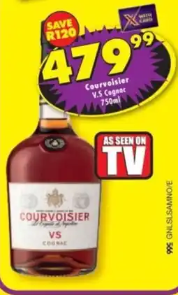 Shoprite Liquor Courvoisier VS Cognac offer