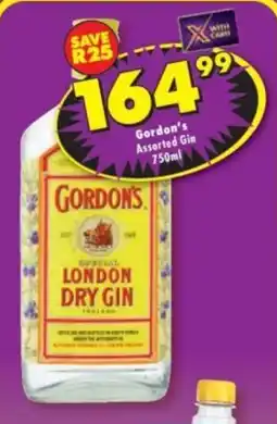 Shoprite Liquor Gordon's Assorted Gin offer