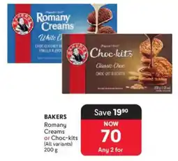 Makro Bakers Romany Creams or Choc-kits offer