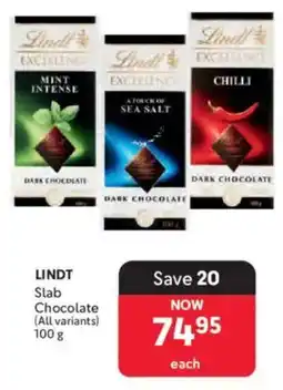 Makro Lindt Slab Chocolate offer