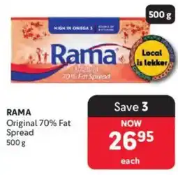 Makro Rama Original 70% Fat Spread offer