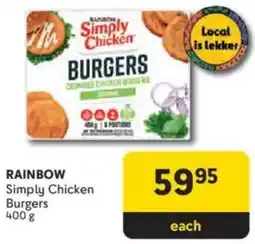 Makro RAINBOW Simply Chicken Burgers offer
