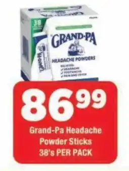 OK Grocer Grand-Pa Headache Powder Sticks offer