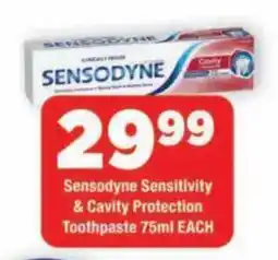 OK Grocer Sensodyne Sensitivity & Cavity Protection Toothpaste offer