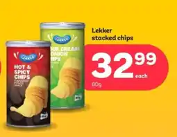 PEP Lekker stacked chips offer