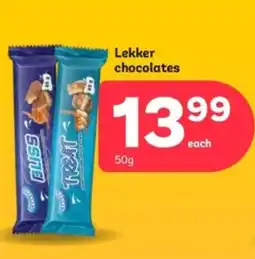 PEP Lekker chocolates offer