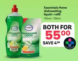 PEP Essentials Home dishwashing liquid offer