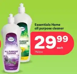 PEP Essentials Home all purpose cleaner offer