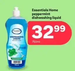 PEP Essentials Home dishwashing liquid peppermint offer