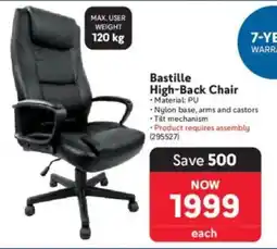 Makro Bastille High-Back Chair offer