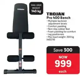 Makro TROJAN Pro 400 Bench offer