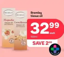 PEP Bramley tissue oil offer