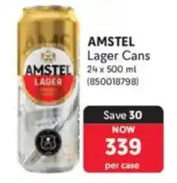 Makro AMSTEL Lager Cans offer