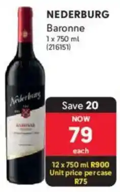 Makro Nederburg Baronne offer