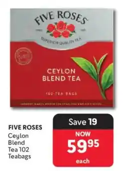 Makro FIVE ROSES Ceylon Blend Tea offer