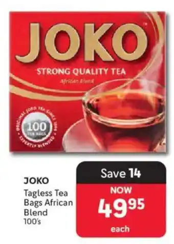 Makro JOKO Tagless Tea Bags African Blend offer