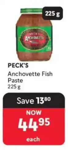 Makro PECK'S Anchovette Fish Paste offer