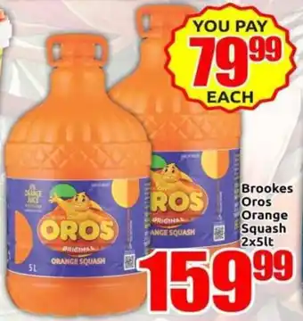 Brookes Oros Orange Squash