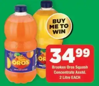 Brookes Oros Squash Concentrate