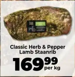 Food Lover's Market Classic Herb & Pepper Lamb Staanrib offer