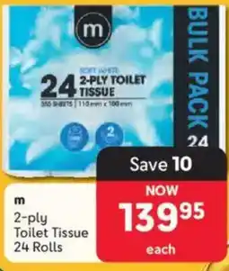 Makro m 2-ply Toilet Tissue offer