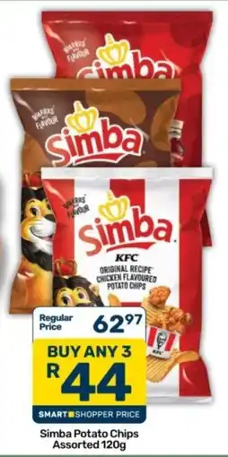 Pick n Pay Simba Potato Chips Assorted offer