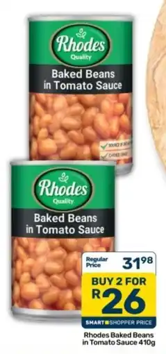Pick n Pay Rhodes Baked Beans in Tomato Sauce offer