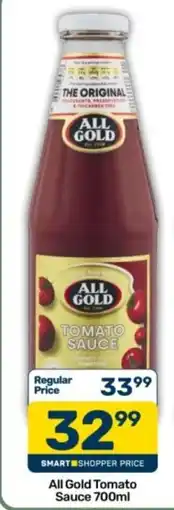 Pick n Pay All Gold Tomato Sauce offer