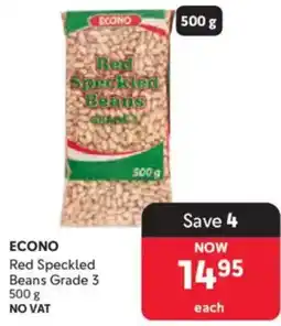 Makro ECONO Red Speckled Beans Grade 3 offer