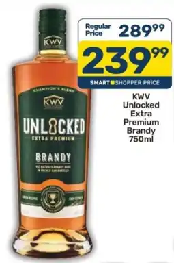 Pick n Pay Liquor KWV Unlocked Extra Premium Brandy offer