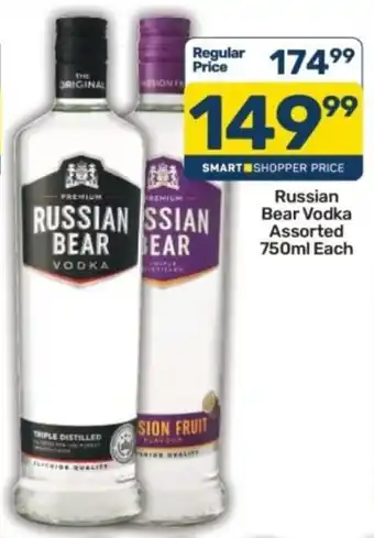 Pick n Pay Liquor Russian Bear Vodka Assorted offer