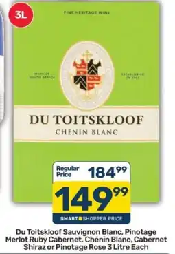Pick n Pay Liquor Du Toitskloof Chenin Blanc offer