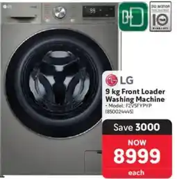 Makro LG 9 kg Front Loader Washing Machine offer
