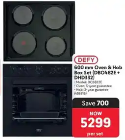 Makro DEFY 600 mm Oven & Hob Box Set offer