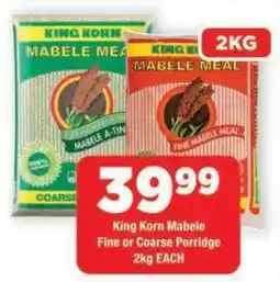 OK Grocer King Korn Mabele Meal offer