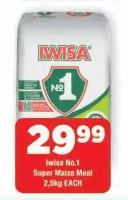 OK Grocer Iwisa No.1 Super Maize Meal offer