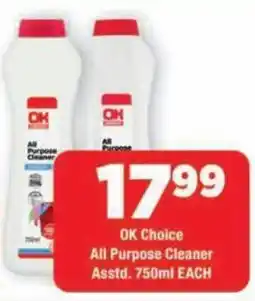 OK Grocer OK Choice All Purpose Cleaner offer