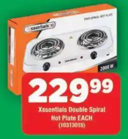 OK Grocer Xssentials Double Spiral Hot Plate offer