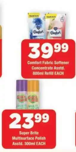 OK Grocer Comfort Fabric Softener Concentrate offer