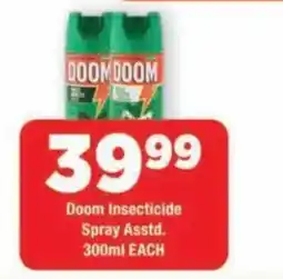 OK Grocer Doom Insecticide Spray offer