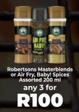 Food Lover's Market Robertsons Masterblends or Air Fry, Baby! Spices Assorted offer