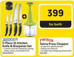Makro SHOGUN 5-Piece XL Kitchen Knife & Sharpeners Set offer